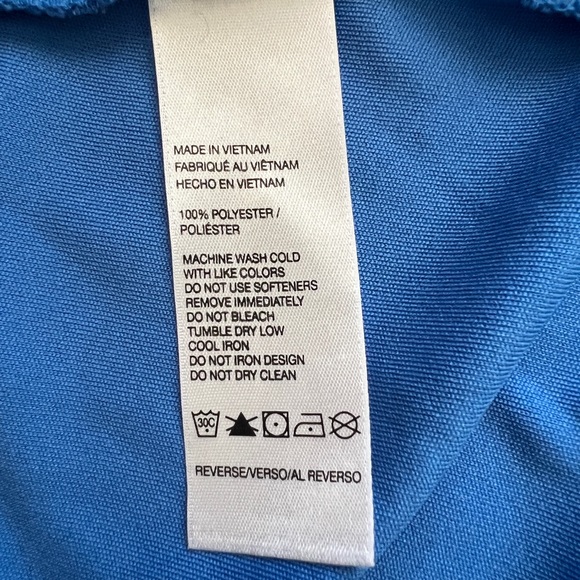 Izod Golf women’s 1/4 zip blue polo - size S - Picture 9 of 10